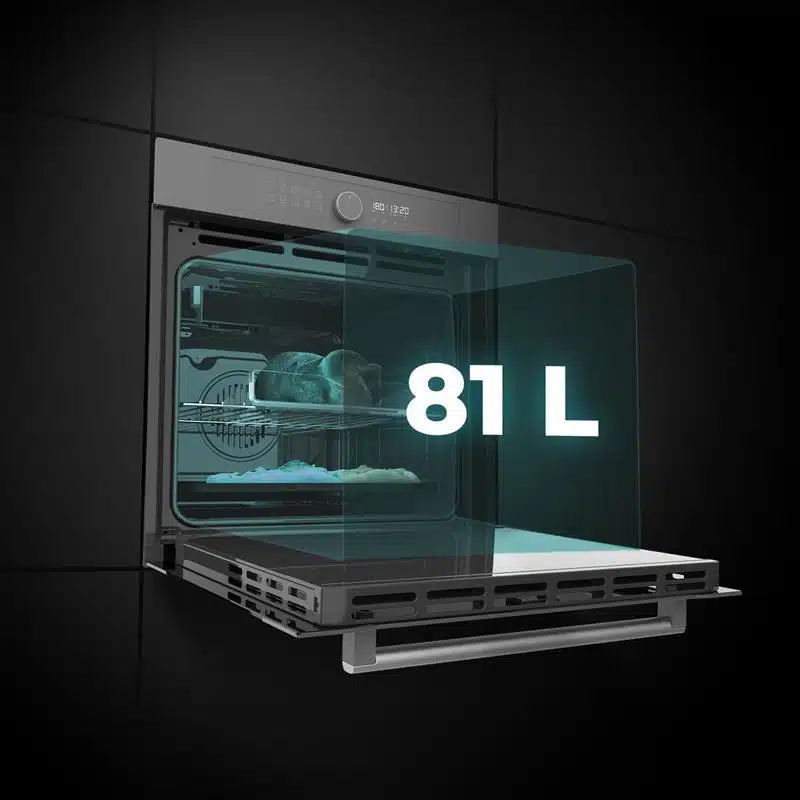 Horno integrable Cecotec Bolero Hexa AF316000 Glass Grey A - Imagen 10