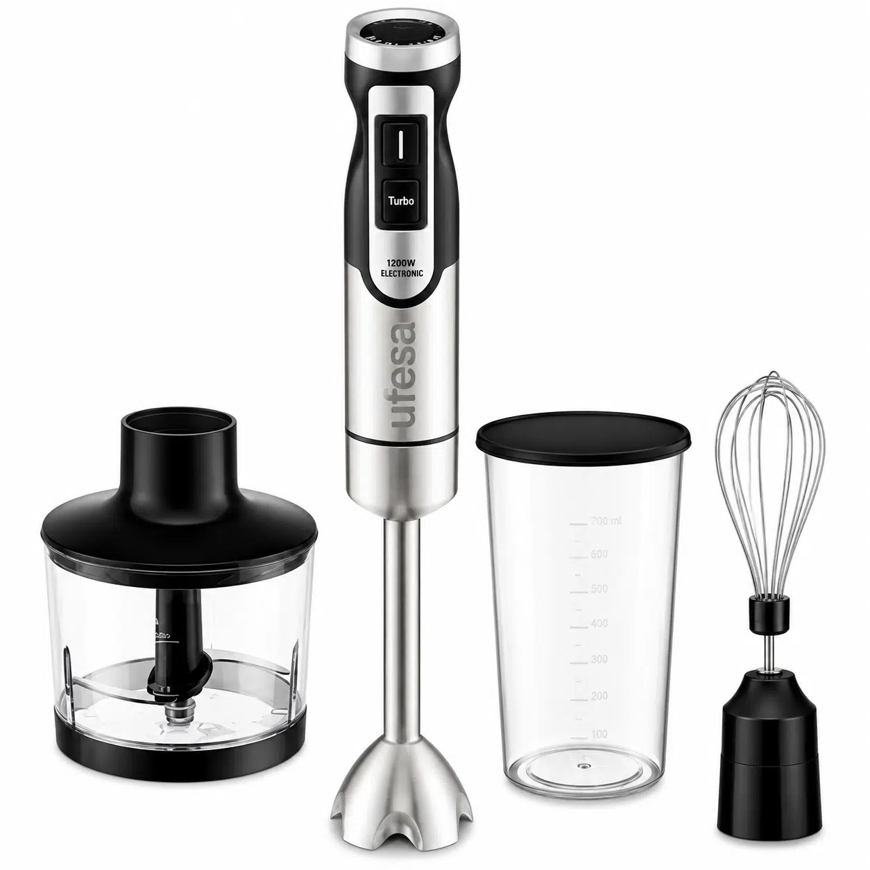 Batidora de mano Ufesa Jupiter 1500 Max con accesorios
