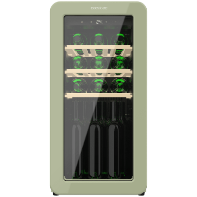 Vinoteca de diseño retro Bolero GrandSommelier Origin 18 Hit Green