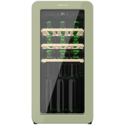Vinoteca de diseño retro Bolero GrandSommelier Origin 18 Hit Green