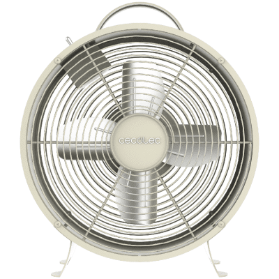 Ventilador de sobremesa Cecotec EnergySilence 400 RetroDesk Beige
