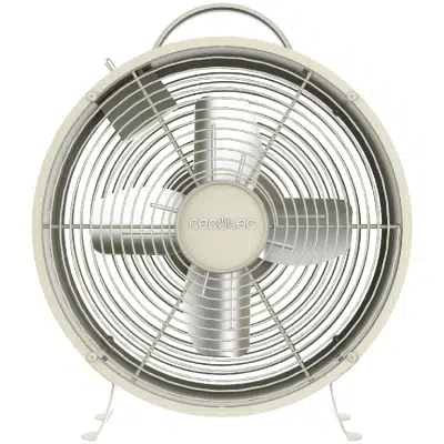 Ventilador de sobremesa Cecotec EnergySilence 400 RetroDesk Beige