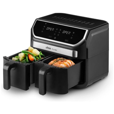 Freidora de aire digital doble cubeta 9L Thunder