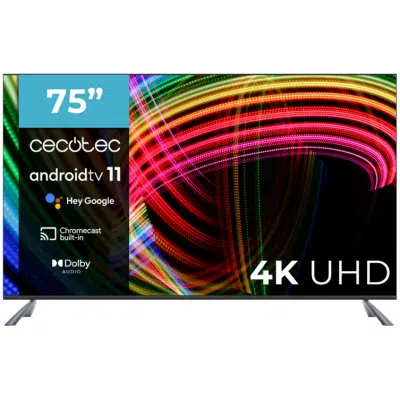 Televisión LED de 75 Cecotec TV LED A3 series ALU30075S