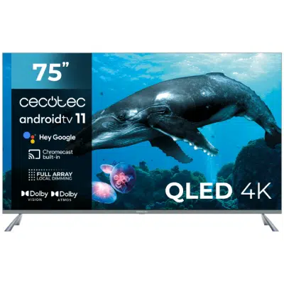Televisión QLED Cecotec TV V3+ series VQU30075+ M