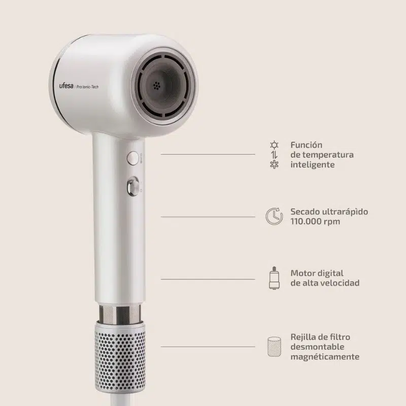 Secador Digital Ufesa Pro Ionic-Tech - Imagen 3