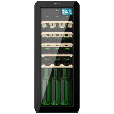 Vinoteca Cecotec Bolero GrandSommelier Origin 24 Hit Black
