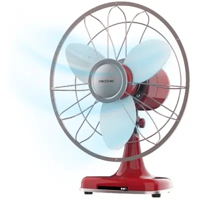 Ventilador de sobremesa Cecotec EnergySilence 1090 RetroDesk Design