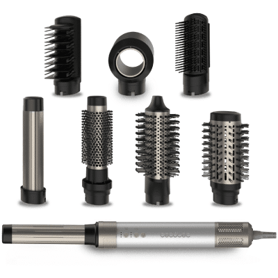 Moldeador multifunción 8 en 1 Cecotec CermicCare AirGlam Aluminum