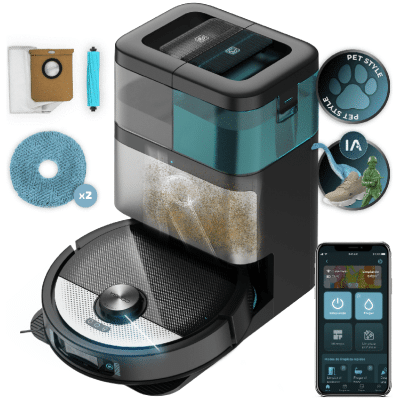 Robot aspirador Cecotec Conga 16090 AI SpinArm Home&Wash