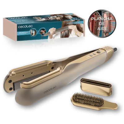 Plancha de aire Cecotec AirLisse 2in1 ForceDry Champagne