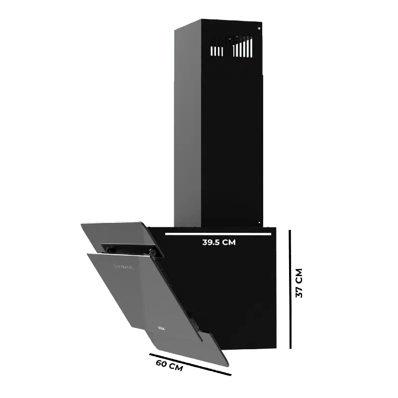 Campana extractora Cecotec Bolero Flux DT 608000 Glass Black A++ - Imagen 4