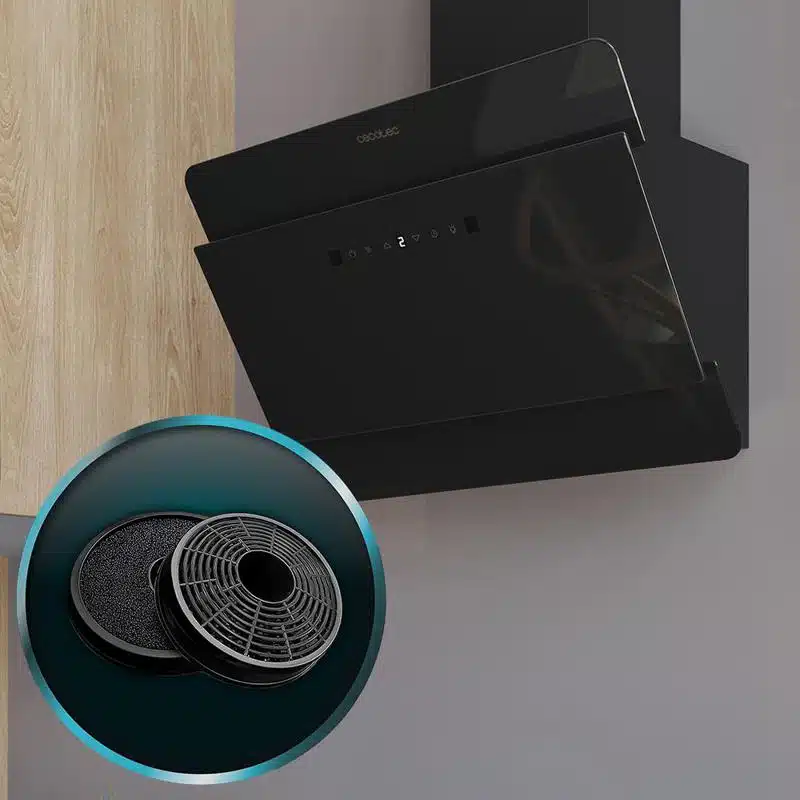 Campana extractora Cecotec Bolero Flux DT 608000 Glass Black A++ - Imagen 7