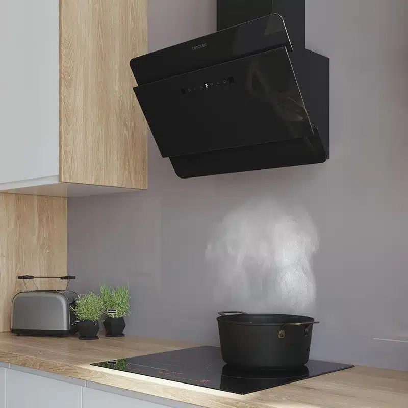 Campana extractora Cecotec Bolero Flux DT 608000 Glass Black A++ - Imagen 6