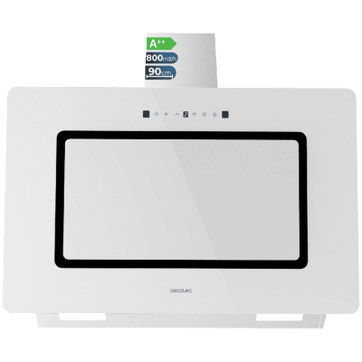 Campana extractora Cecotec Bolero Flux DT 908002 Glass White A++