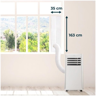 Cubierta aislante ventana corredera Cecotec 163x35