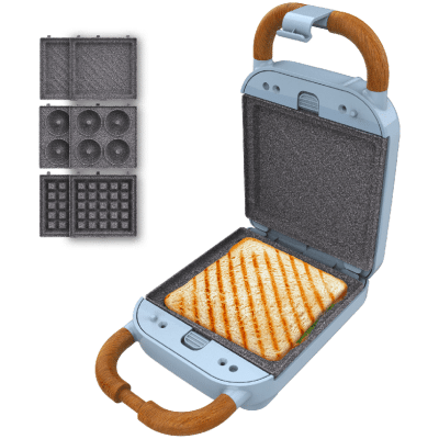 Sandwichera Cecotec Rock'nToast Retro One Blue