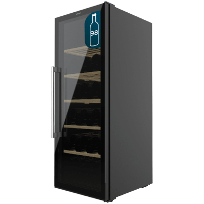 Vinoteca Cecotec 98 Botellas Bolero GrandSommelier 98000 Black