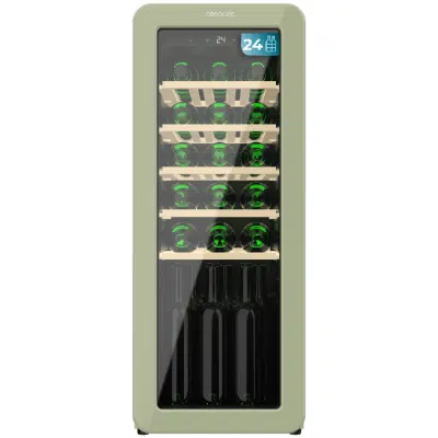 Vinoteca Cecotec Bolero GrandSommelier Origin 24 Hit Green