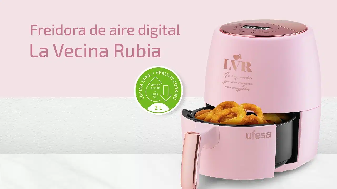 Freidora de aire digital Ufesa La Vecina Rubia 2L - Imagen 2