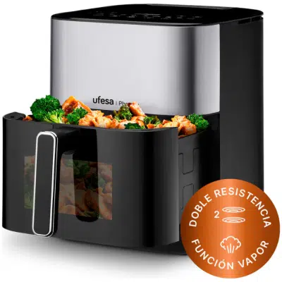 Freidora de aire Ufesa Phoenix 6L con vapor