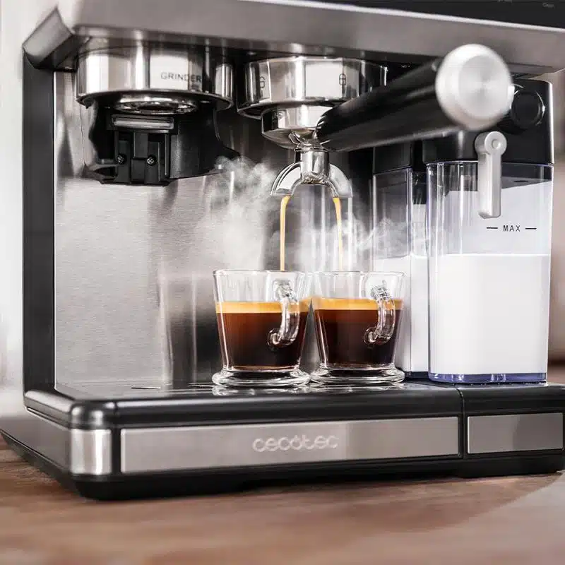 Cafetera express Cecotec Power Espresso 20 Barista Grind & Latte Pulse - Imagen 10