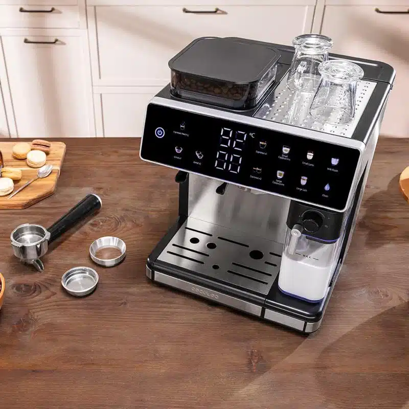 Cafetera express Cecotec Power Espresso 20 Barista Grind & Latte Pulse - Imagen 8