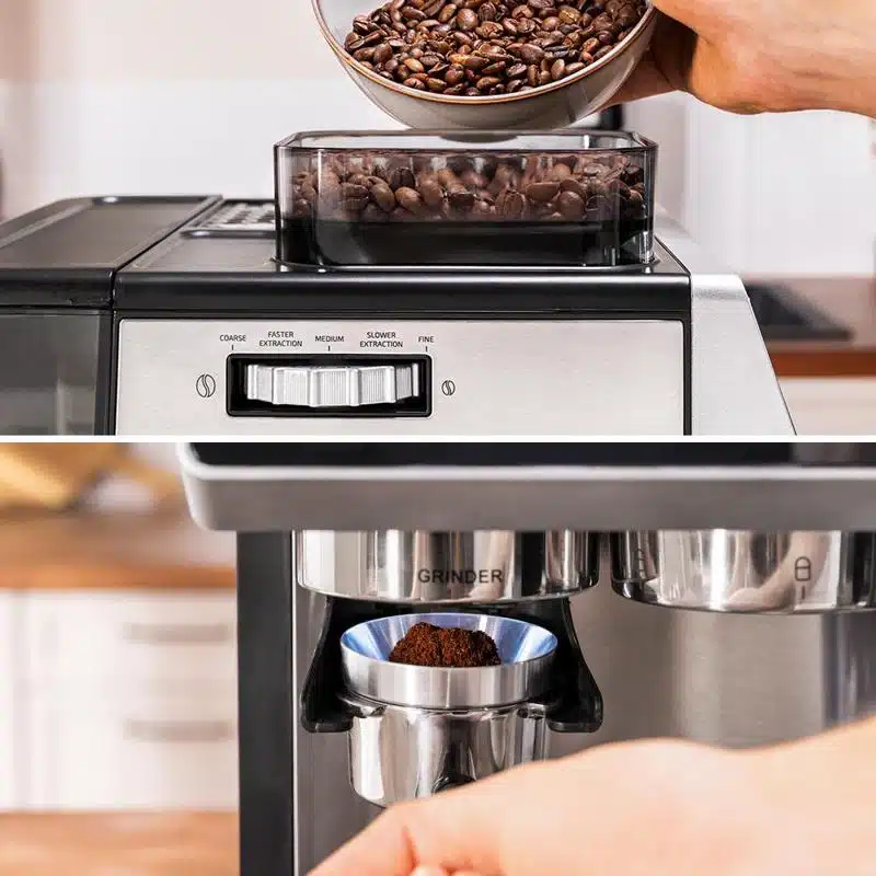 Cafetera express Cecotec Power Espresso 20 Barista Grind & Latte Pulse - Imagen 7