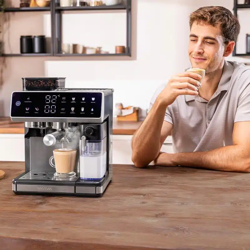 Cafetera express Cecotec Power Espresso 20 Barista Grind & Latte Pulse - Imagen 6
