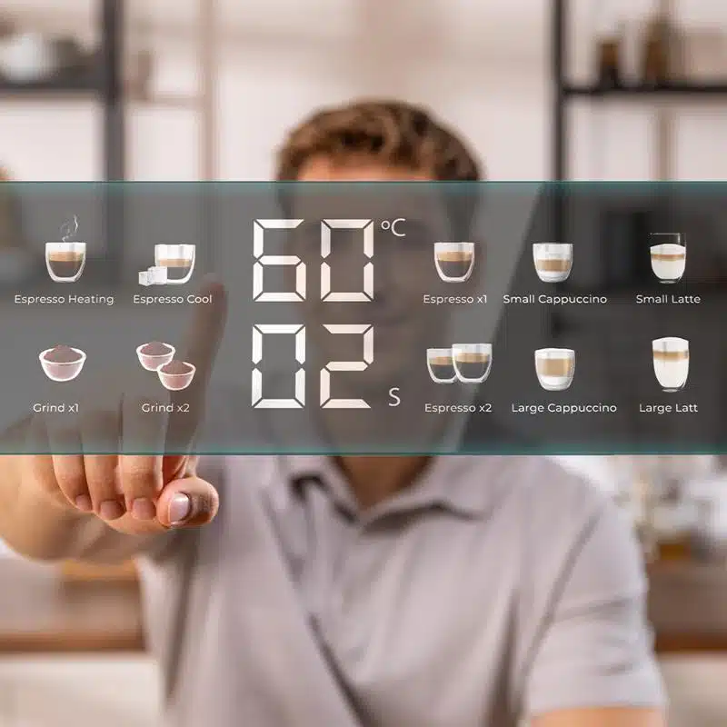 Cafetera express Cecotec Power Espresso 20 Barista Grind & Latte Pulse - Imagen 3