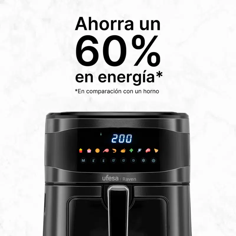 Fraidora de aire digital Ufesa Raven 6.5L - Imagen 3