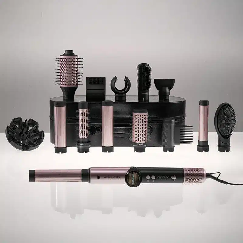 Moldeador de pelo Cecotec AirGlam 14in1 Flex Champagne - Imagen 4