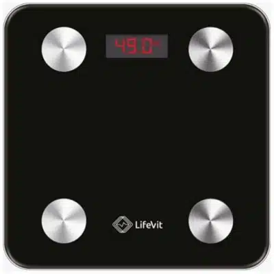 Báscula de baño Lifevit Loft Negra