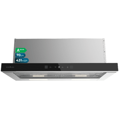 Campana extractora Cecotec Bolero Flux TLT 704400 Glass Black A+++