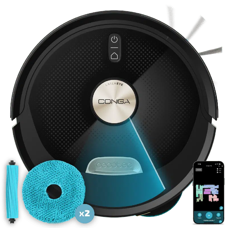 Robot aspirador Cecotec Conga M100 Spin AI - Imagen 2