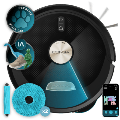 Robot aspirador Cecotec Conga M100 Spin AI