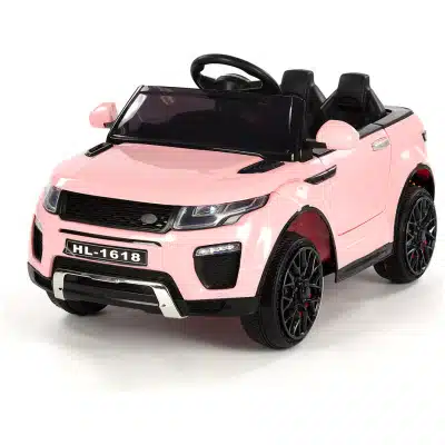 Coche electrico infantil 12V estilo todoterreno Rosa