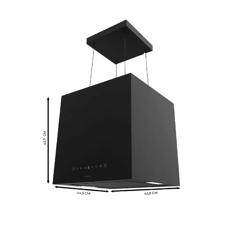 Campana extractora isla Cecotec Bolero Flux CCT 448000 Black A++ - Imagen 4