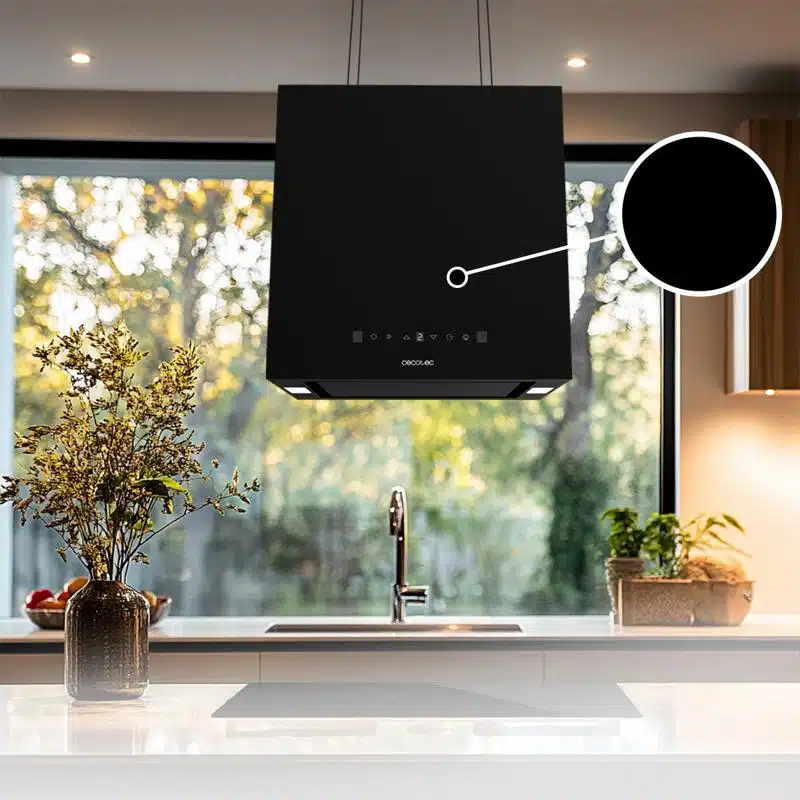 Campana extractora isla Cecotec Bolero Flux CCT 448000 Black A++ - Imagen 5