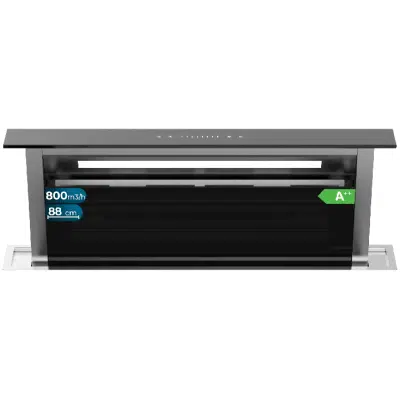 Campana extractora de encimera Cecotec Bolero Flux ET 908000 Glass Black A++