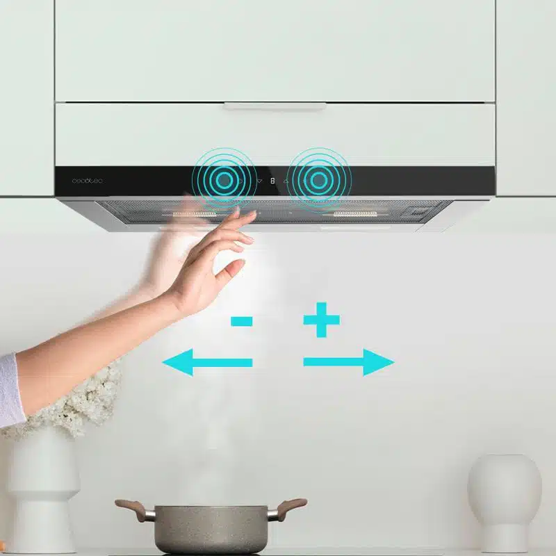 Campana extractora Cecotec Bolero Flux TLT 604400 Glass Black A+++ - Imagen 12