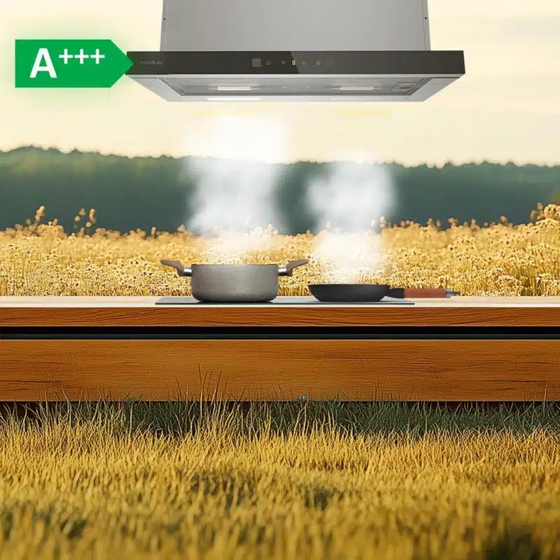 Campana extractora Cecotec Bolero Flux TLT 604400 Glass Black A+++ - Imagen 13