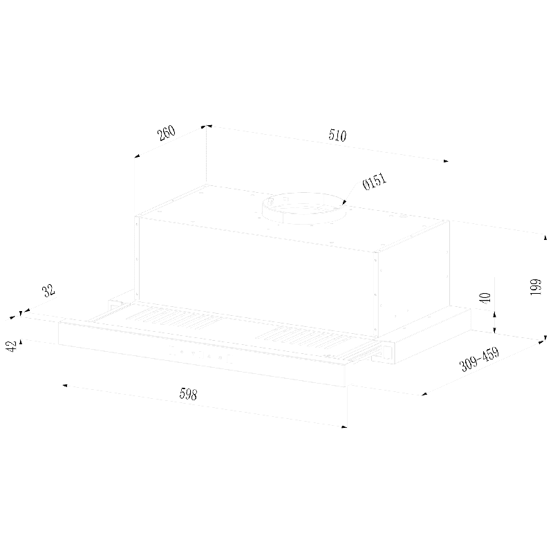 Campana extractora Cecotec Bolero Flux TLT 604400 Glass Black A+++ - Imagen 5