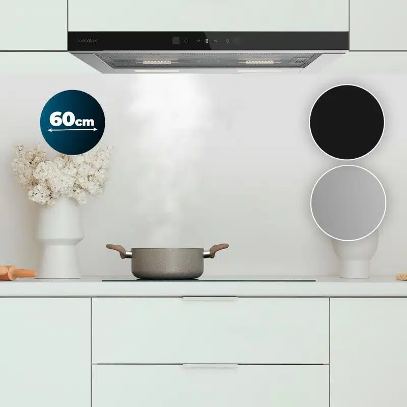 Campana extractora Cecotec Bolero Flux TLT 604400 Glass Black A+++ - Imagen 10