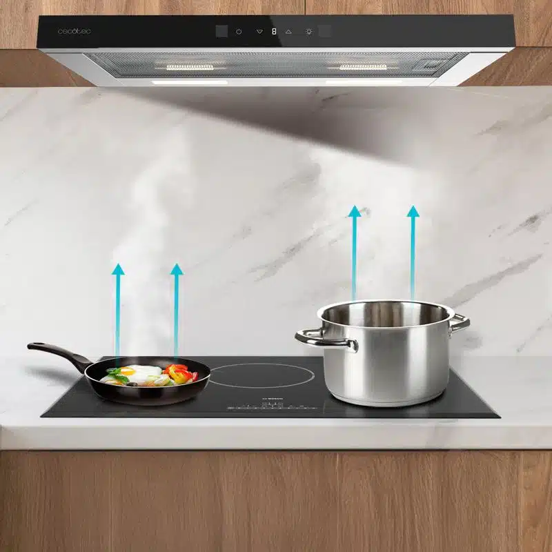 Campana extractora Cecotec Bolero Flux TLT 604400 Glass Black A+++ - Imagen 9