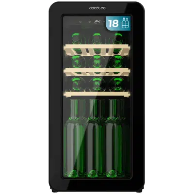 Vinoteca Cecotec Bolero GrandSommelier Origin 18 Hit Black