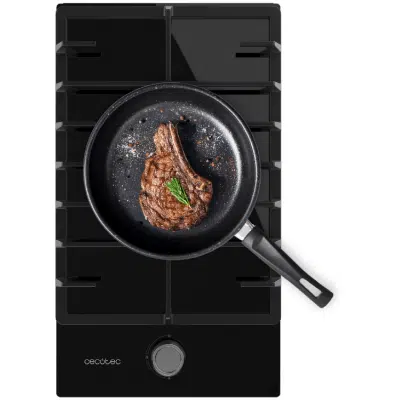 Placa de gas Cecotec Bolero Squad G 1200F Glass Black