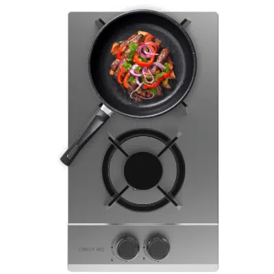Placa de gas Cecotec Bolero Squad G 2200S Inox