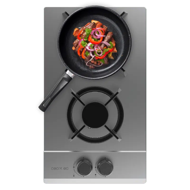 Placa de gas Cecotec Bolero Squad G 2200S Inox