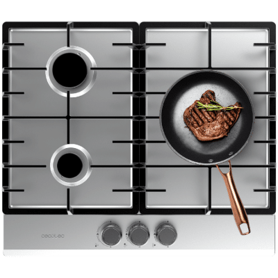 Placa de gas Cecotec Bolero Squad G 3200F Inox